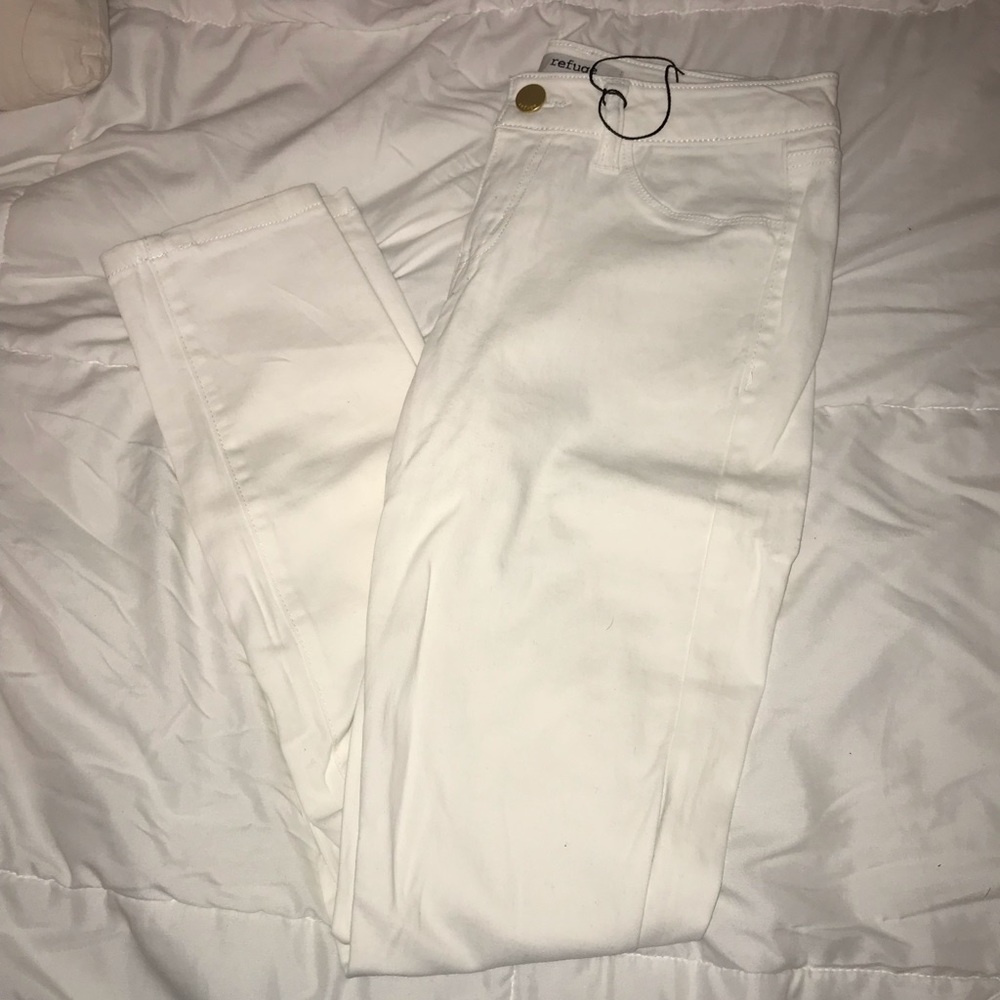 White Midrise Jeans